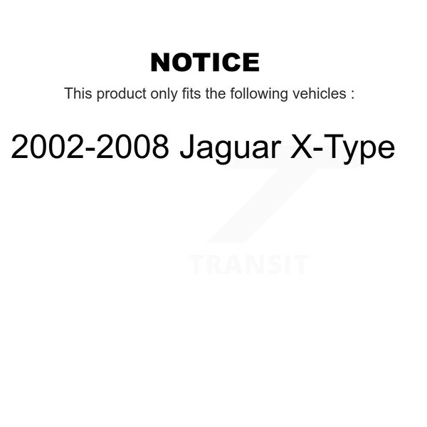 Front Disc Brake Rotor For 2002-2008 Jaguar X-Type